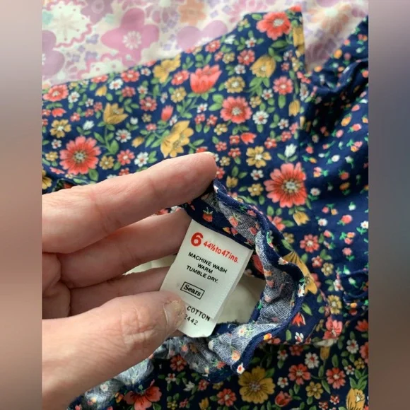 VINTAGE 80s ruffle dress size 6 - Picture 7 of 9